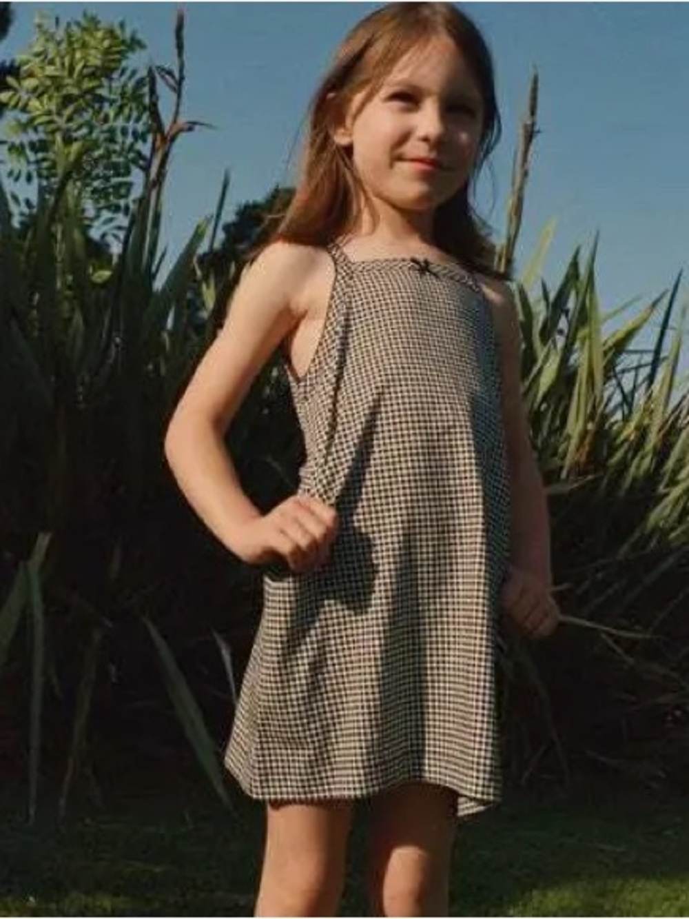 Doen Kids Nixie Dress Noir Gingham